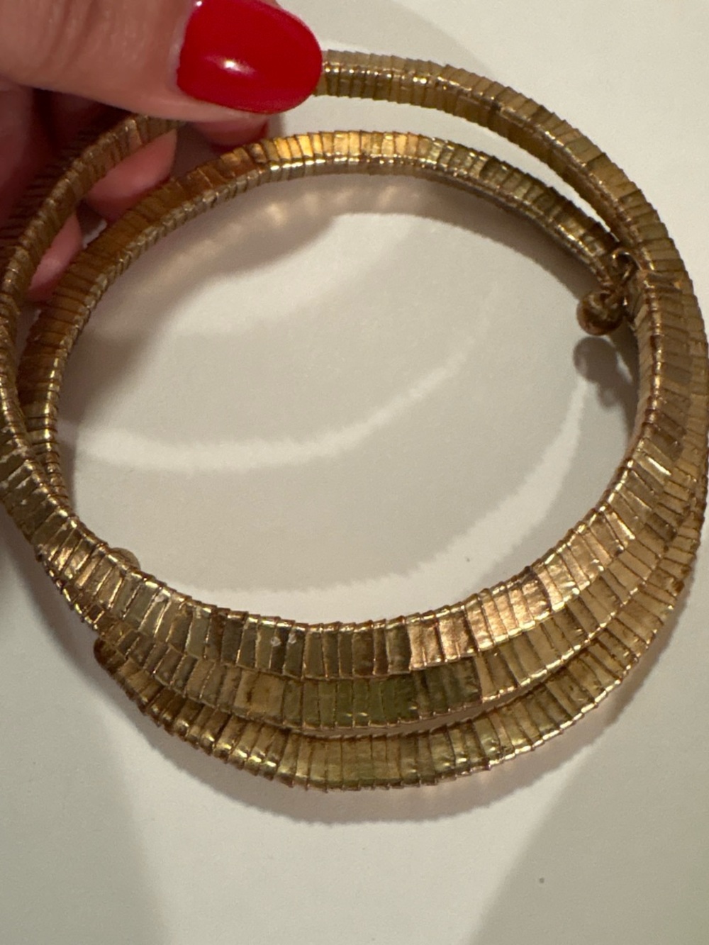 Gold-Tone Coil Bracelet - Women's Fashion Jewelry